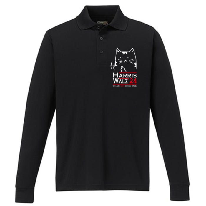 Cat Harris Waltz 2024 Performance Long Sleeve Polo