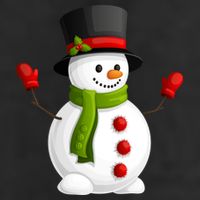 Cute Happy Winter Snowman Adult Drive Performance Visor
