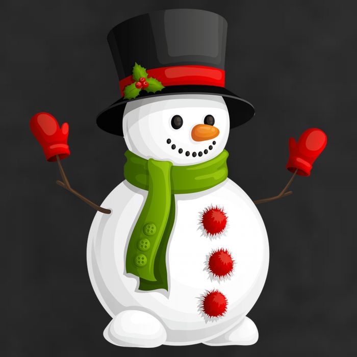 Cute Happy Winter Snowman Adult Drive Performance Visor