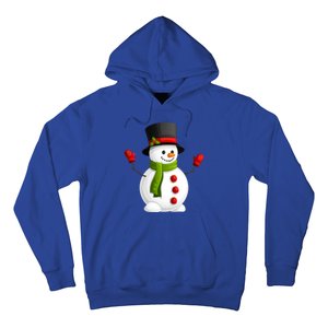 Cute Happy Winter Snowman Hoodie