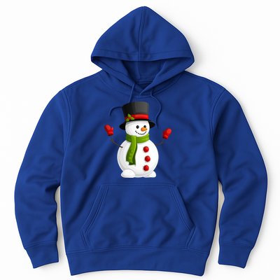 Cute Happy Winter Snowman Hoodie
