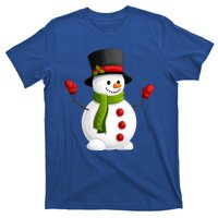 Cute Happy Winter Snowman T-Shirt