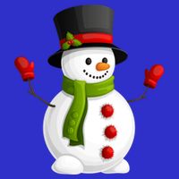 Cute Happy Winter Snowman Baby Bodysuit