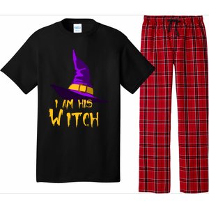 Couples Halloween Witch Ha I Am His Witch Costumes Cool Gift Pajama Set