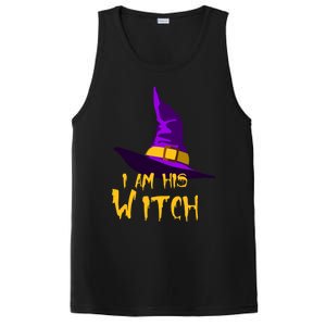 Couples Halloween Witch Ha I Am His Witch Costumes Cool Gift PosiCharge Competitor Tank