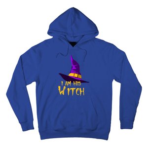 Couples Halloween Witch Ha I Am His Witch Costumes Cool Gift Hoodie