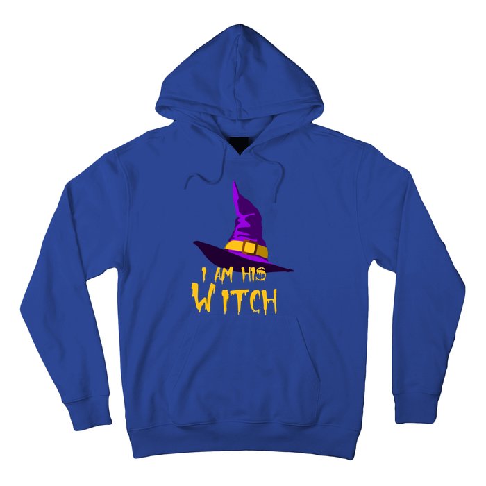 Couples Halloween Witch Ha I Am His Witch Costumes Cool Gift Hoodie