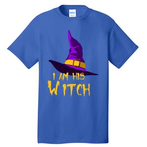 Couples Halloween Witch Ha I Am His Witch Costumes Cool Gift Tall T-Shirt