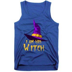 Couples Halloween Witch Ha I Am His Witch Costumes Cool Gift Tank Top