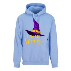 Couples Halloween Witch Ha I Am His Witch Costumes Cool Gift Unisex Surf Hoodie