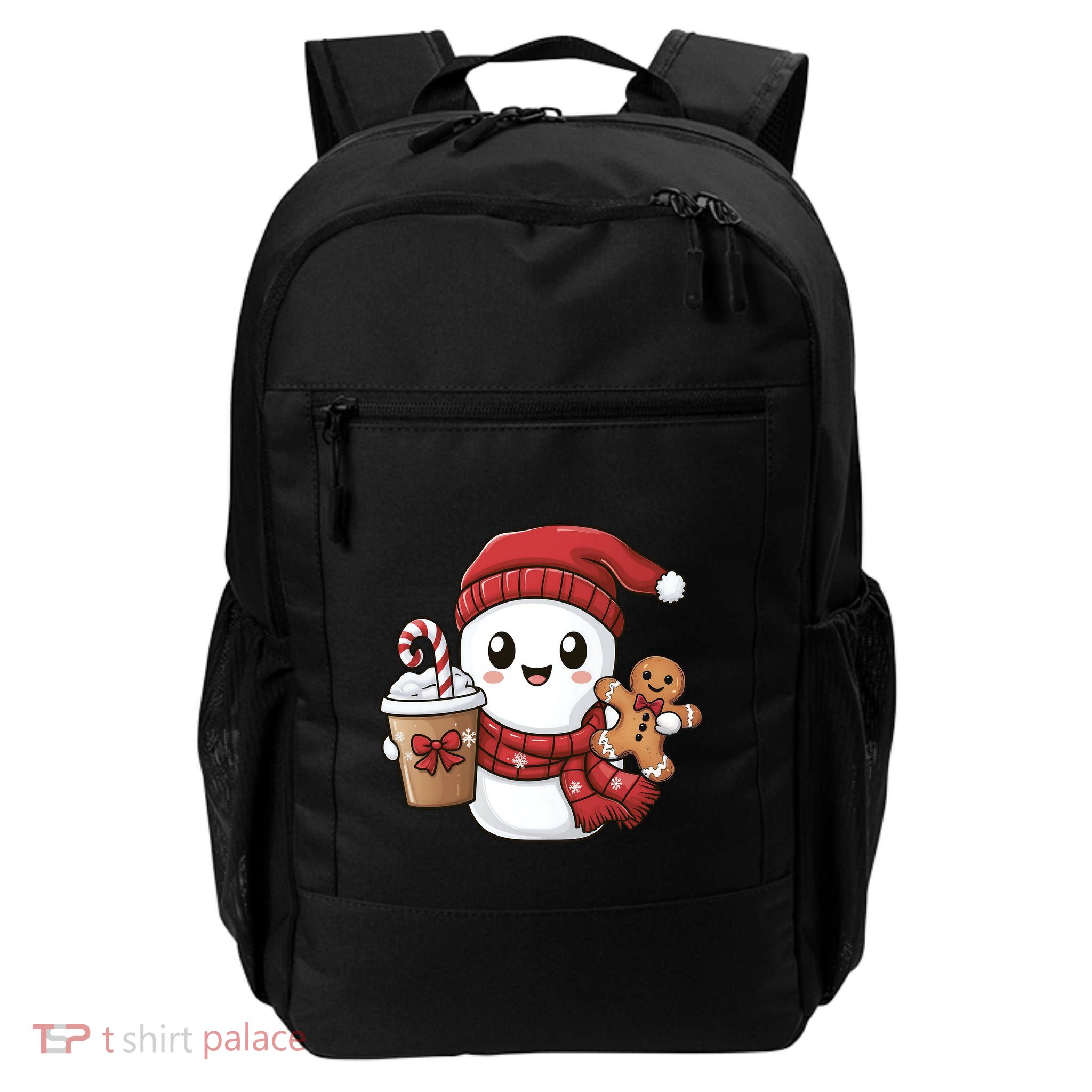 Christmas Holiday Xmas Santa Claus Matching Team Daily Commute Backpack