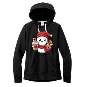 Christmas Holiday Xmas Santa Claus Matching Team Women's Fleece Hoodie