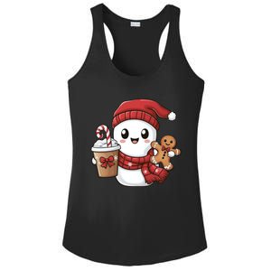 Christmas Holiday Xmas Santa Claus Matching Team Ladies PosiCharge Competitor Racerback Tank