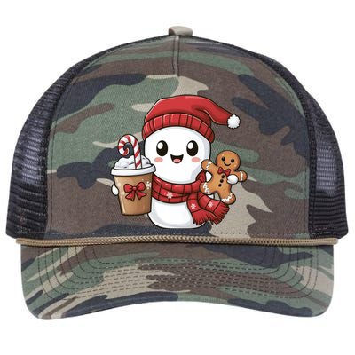 Christmas Holiday Xmas Santa Claus Matching Team Retro Rope Trucker Hat Cap