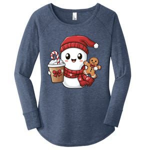 Christmas Holiday Xmas Santa Claus Matching Team Women's Perfect Tri Tunic Long Sleeve Shirt