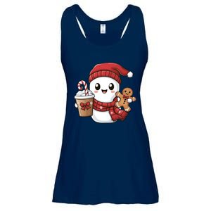 Christmas Holiday Xmas Santa Claus Matching Team Ladies Essential Flowy Tank