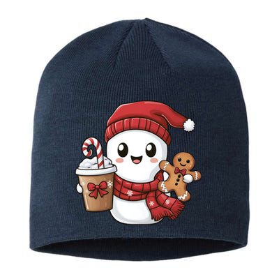 Christmas Holiday Xmas Santa Claus Matching Team Sustainable Beanie