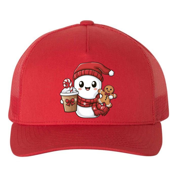 Christmas Holiday Xmas Santa Claus Matching Team Yupoong Adult 5-Panel Trucker Hat