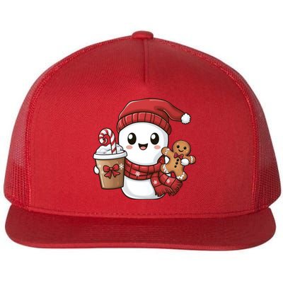 Christmas Holiday Xmas Santa Claus Matching Team Flat Bill Trucker Hat