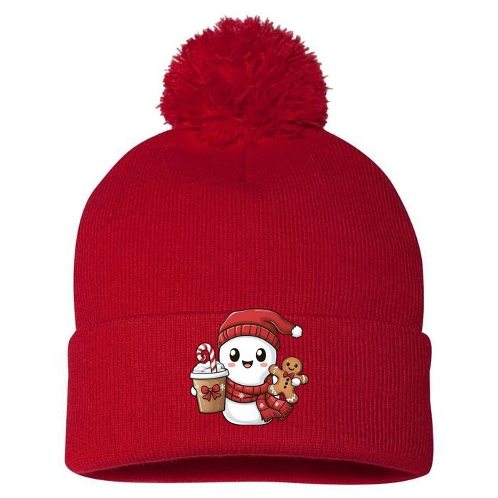 Christmas Holiday Xmas Santa Claus Matching Team Pom Pom 12in Knit Beanie