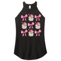 Christmas Holiday Xmas Vacation Coquette Santa Claus Women's Perfect Tri Rocker Tank