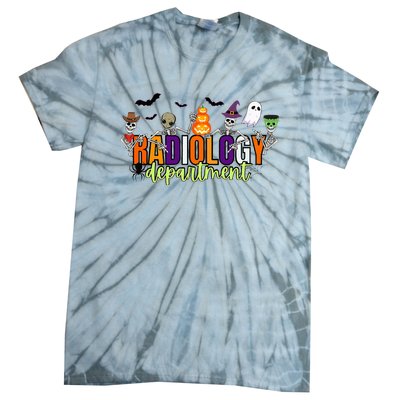 Cute Halloween Xray Tech Radiology Spooky Season Tie-Dye T-Shirt