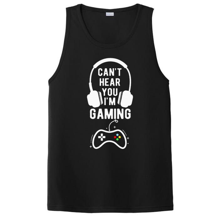 Can't Hear You I'm Gaming Funny Gamer PosiCharge Competitor Tank