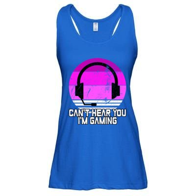 Can't Hear You I'm Gaming Gamer Girl Gift Video Gamer Gift Ladies Essential Flowy Tank