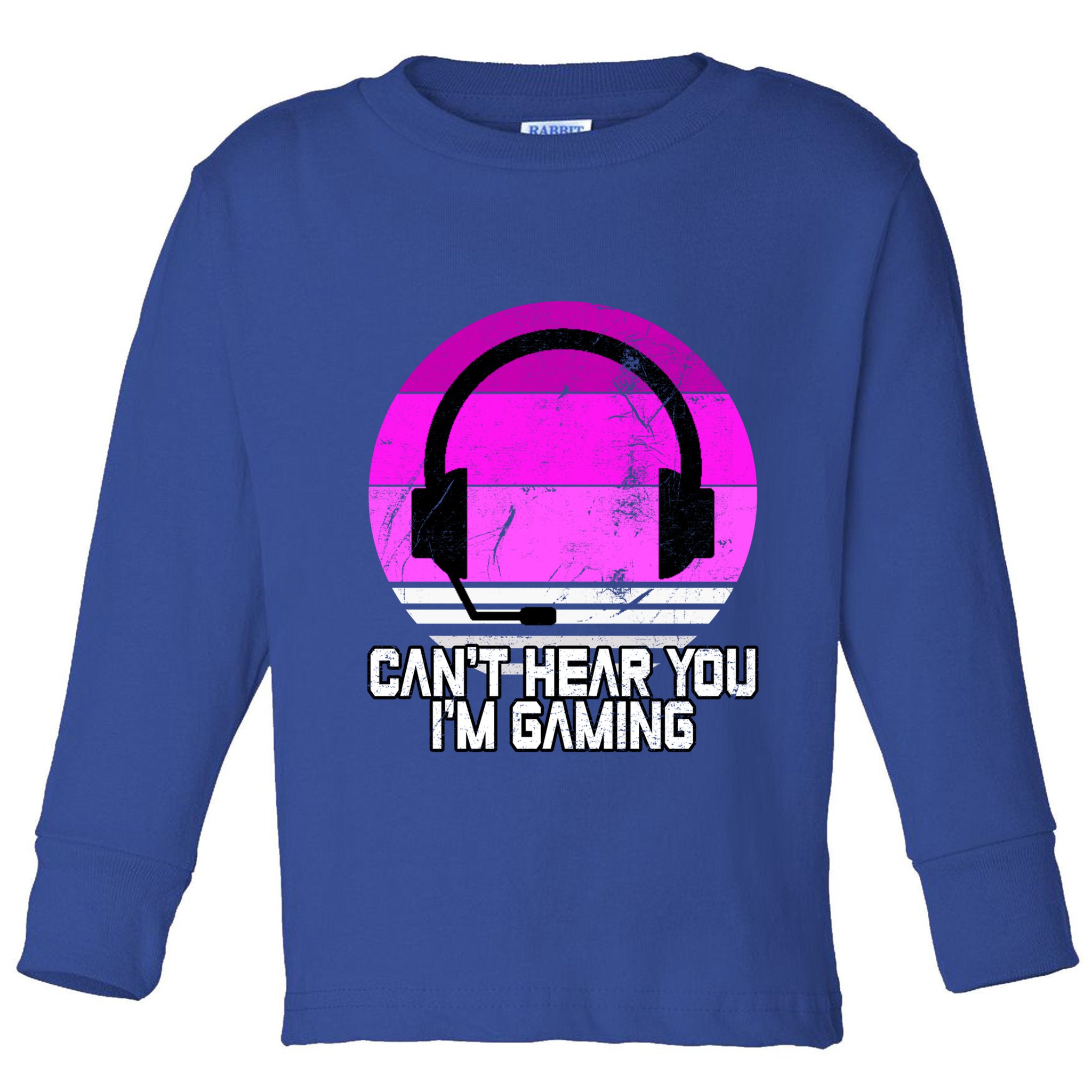 Can't Hear You I'm Gaming Gamer Girl Gift Video Gamer Gift Toddler Long Sleeve Shirt
