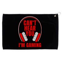 Can't Hear You I'm Gaming Headphones Grommeted Golf Towel