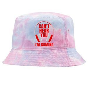 Can't Hear You I'm Gaming Headphones Tie-Dyed Bucket Hat