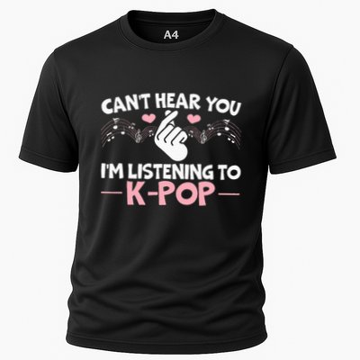 CanT Hear You IM Listening To Kpop Korean Pop Music Panda Performance Shirt