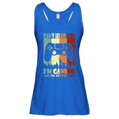 Can't Hear You I'm Gaming Reto Vintage Cty Meaningful Gift Ladies Essential Flowy Tank