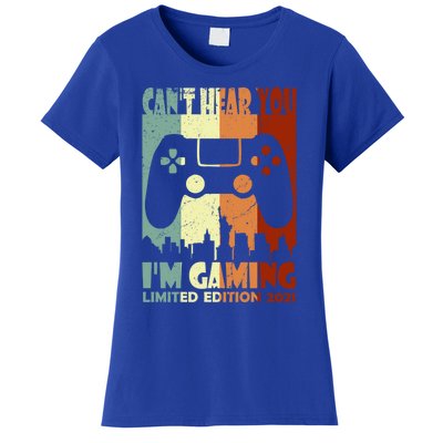 Can't Hear You I'm Gaming Reto Vintage Cty Meaningful Gift Women's T-Shirt