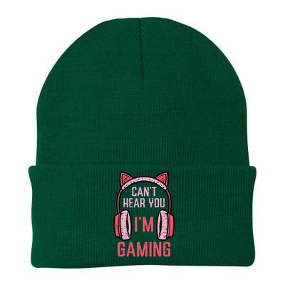 Cant Hear You Im Gaming Video Gamer Knit Cap Winter Beanie