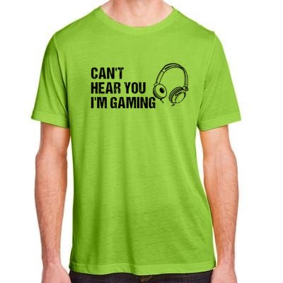 Can't Hear You I'm Gaming Gift Funny Gamer Vintage Gift Adult ChromaSoft Performance T-Shirt