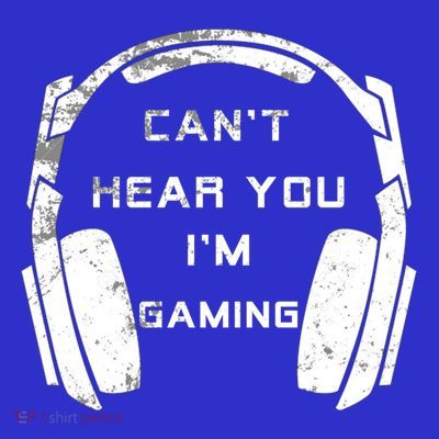 Can't Hear You I'm Gaming Gift Vintage Video Games Lovers Great Gift T-Shirt