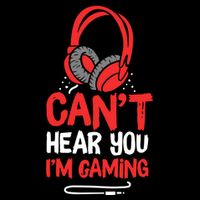 Can't Hear You I'm Gaming Cool Gift Impact Tech Backpack