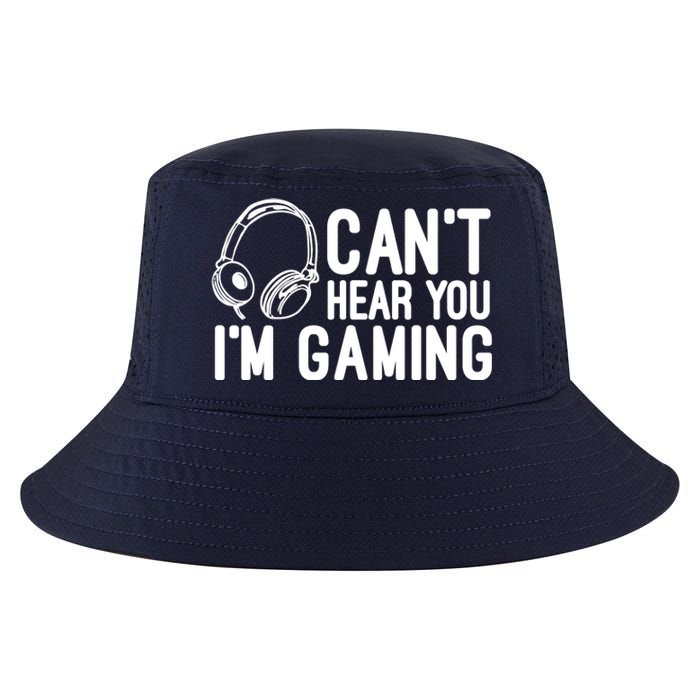 Can't Hear You I'm Gaming Headset Video Games Gamer Cool Comfort Performance Bucket Hat