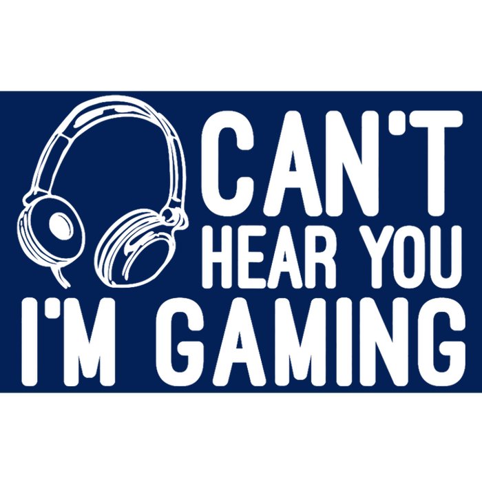 Can't Hear You I'm Gaming Headset Video Games Gamer Bumper Sticker