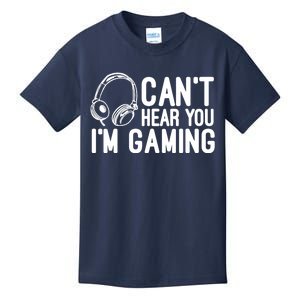 Can't Hear You I'm Gaming Headset Video Games Gamer Kids T-Shirt