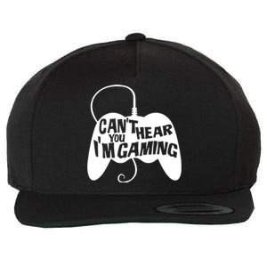 Can't Hear You I'm Gaming For Boy Girls Gamers Wool Snapback Cap