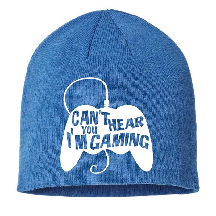 Can't Hear You I'm Gaming For Boy Girls Gamers Sustainable Beanie