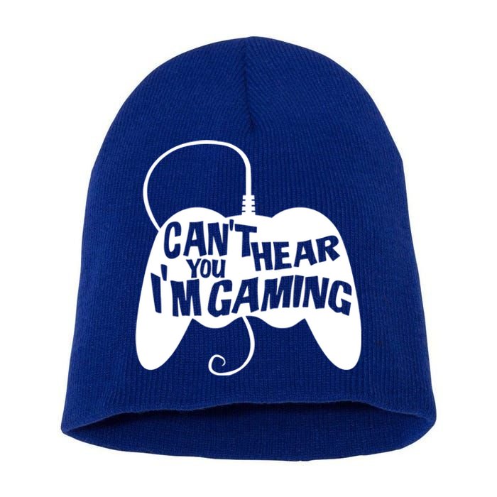 Can't Hear You I'm Gaming For Boy Girls Gamers Short Acrylic Beanie