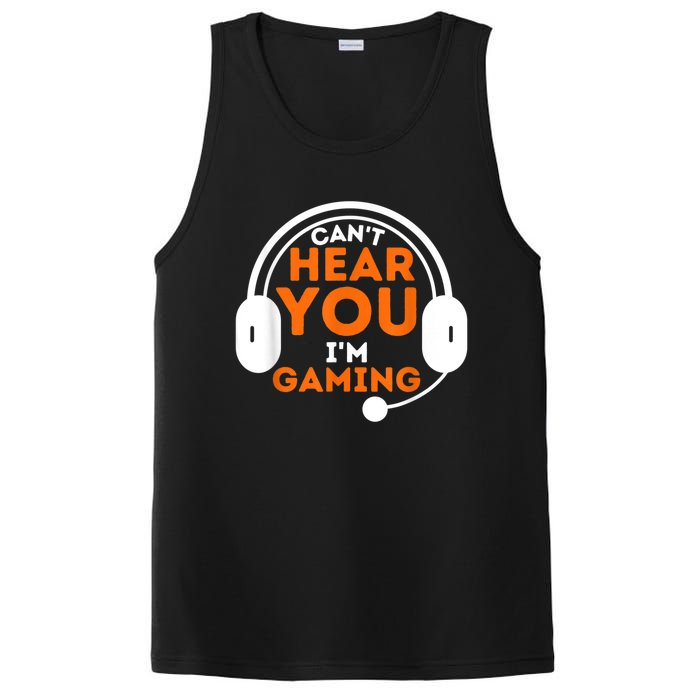 Cant Hear You Im Gaming Funny Video Game Gamer Humor PosiCharge Competitor Tank