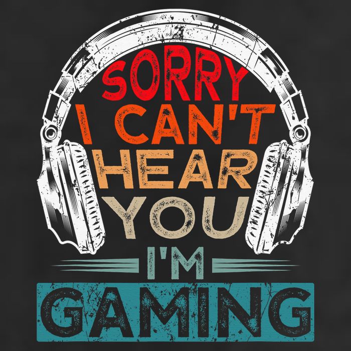 Can't Hear You I'm Gaming Gamer Assertion Gift Idea Adult Drive Performance Visor