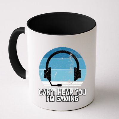 Can't Hear You I'm Gaming Vintage Funny Video Gamer Gift Cool Gift Mug