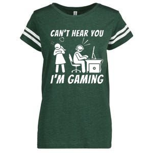 CanT Hear You IM Gaming Enza Ladies Jersey Football T-Shirt