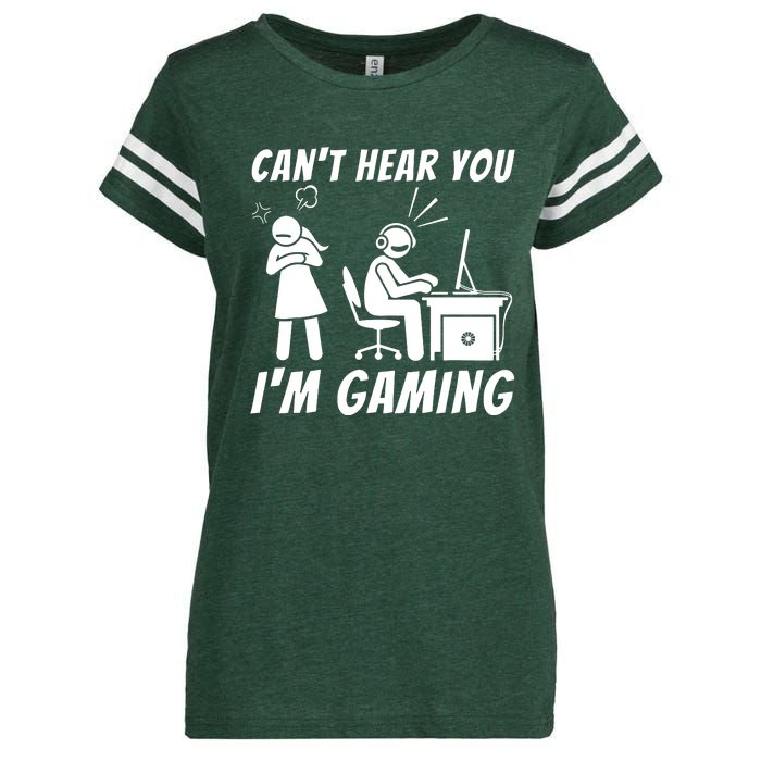 CanT Hear You IM Gaming Enza Ladies Jersey Football T-Shirt