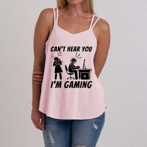 CanT Hear You IM Gaming Women's Strappy Tank